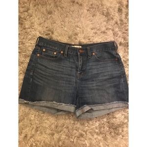 Madewell denim shorts frances wash